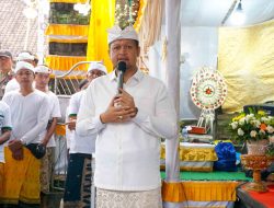 Wabup Badung Hadiri Karya Ngenteg Linggih di Pura Kawitan Arya Bongaya Batan Jeruk Kepakisan