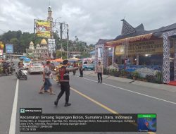 Kasat Samapta Polres Simalungun Cek Langsung 5 Pos Lilin Toba 2025: Situasi Aman, Lalu Lintas Lancar