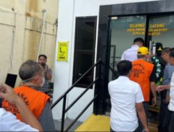 Ditreskrimsus Polda Sulbar Limpahkan Tiga Tersangka Beserta BB Kasus Korupsi Pintu Gerbang Kota Mamuju ke Kejari