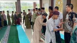 Sambut Bulan Suci Ramadan, Wakapolda Sulbar Doa Bersama Anak Yatim di Masjid Jabal Rahmah Mapolda