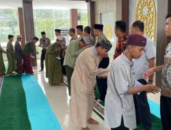 Sambut Bulan Suci Ramadan, Wakapolda Sulbar Doa Bersama Anak Yatim di Masjid Jabal Rahmah Mapolda