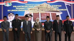 Bupati Mamuju Sitti Sutinah Suhardi Lantik dan Ambil Sumpah 6 Pejabat Tinggi Pratama ‎