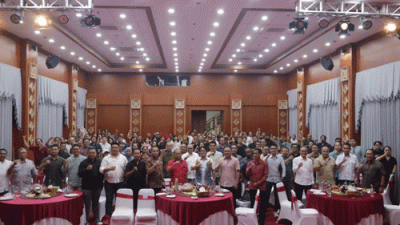 Malam Hangat di Jayasabha, Gubernur Koster Buka Arah Bali 100 Tahun di Hadapan Insan Pers