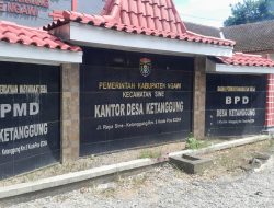 Pelantikan Parades Desa Ketanggung Sine Terkesan Buru-Buru, Ada Apa?