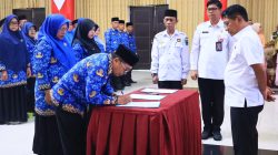 50 Kepala Sekolah Dilantik, Bupati Padang Pariaman Tegaskan Prestasi Jadi Ukuran Utama