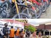 Ungkap Kasus Curanmor, Polres Mamuju Amankan 15 Sepeda Motor dan Empat Tersangka Satu Diantaranya DPO