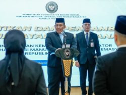 ‎Sekretaris Kemenko Kumham Imipas Resmi Lantik Enam Pejabat Non Manajerial