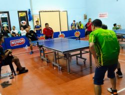 Tuan Rumah PTM Tidar Kuasai Turnamen Tenis Meja Beregu Perdana Se-Malang Raya