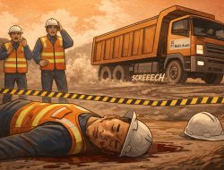 Tambang Batubara di IUP PT Bukit Asam di Site Bangko Tengah “Makan Tumbal”, Seorang Pekerja  Tewas di TKP