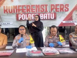 Sat Reskrim Polres Batu ringkus Dua Pembobol Brankas Emas di Tlekung