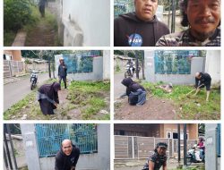 Ketua RW 16 Lakukan Gerakan Jumat Bersih Bersama Warga Kp. Caringin Kedungora, Garut