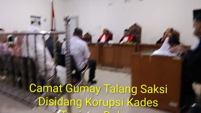 Sidang Terdakwa Suhendratno Kades Tanjung Dalam di PN Palembang Hadirkan 8 Saksi, Ada Camat Gumay Talang