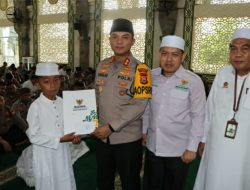 Polres Maros dan Baznas Maros Gelar Zikir Akbar Bersama Santri, Sambut Bulan Suci Ramadan 2026