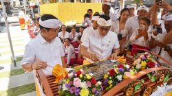 Tandatangani Prasasti Karya, Bupati Badung Hadiri Melaspas di Pura Dalem Kahyangan dan Pura Penataran Kuta