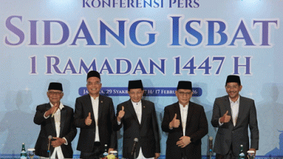 Hilal Belum Penuhi Kriteria, Pemerintah Tetapkan 1 Ramadan 1447 H Jatuh pada 19 Februari 2026