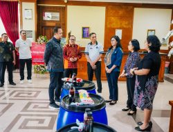 Wabup Badung Terima Bantuan TJSP Tong Komposter, Langkah Nyata Percepatan Penanganan Sampah