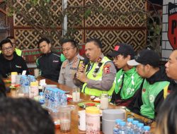 Dialog Kakorlantas Polri Bersama Ojol Kota Batu, Tertib Lalulintas Bukan Hanya Soal Aturan, Juga untuk Keselamatan