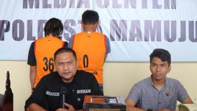 Dua Pelaku Pencuri Kotak Amal di 21 Masjid Ditangkap Tim Resmob Polresta Mamuju