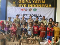 Peringati HPN 2026, PWI Sidoarjo dan Kapolresta Berbagi dengan Anak Yatim