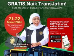 Gubernur Jatim Khofifah Beri Kado Lebaran: Gratis Naik Bus Trans Jatim Dua Hari