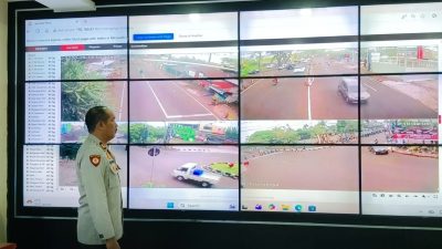 Ops Ketupat Semeru 2026, CCTV Polres Batu Monitor Titik Macet Real-Time