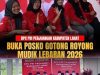 DPC PDIP Lahat Dirikan Posko Mudik Lebaran Tahun 2026 di Desa Telatang Kecamatan Merapi Barat