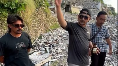 Akses Pantai Bingin Terhambat Pasca-Pembongkaran, Tangga ‘Breaker’ Jadi Solusi Sementara