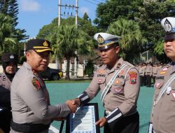 Polres Batu: Sejumlah Personel Berprestasi Terima Penghargaan