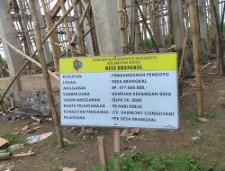 Dugaan Penyimpangan Selisih Anggaran Penggunaan Material Semen pada Proyek Pendopo Desa Brangkal Senilai Rp477 Juta