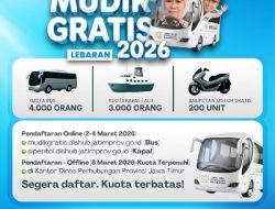 Dishub Provinsi Jatim Hadirkan Mudik Gratis 2026, Warga Bisa Pulang Kampung Aman dan Nyaman Tanpa Biaya