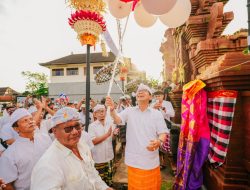 Perkuat Komitmen Pembangunan Ruang Terbuka Hijau, Bupati Badung Resmikan Lapangan dan Taman Desa Adat Angantaka