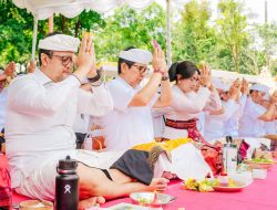 Perkuat Toleransi Nyepi dan Idulfitri, Bupati dan Wabup Badung Hadiri Tawur Agung Kesanga