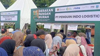 Bupati Ngawi Ony Anwar Harsono Gelar Gerakan Pangan Murah, Antisipasi Inflasi