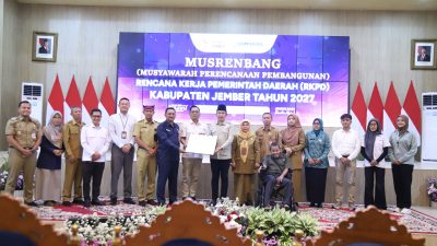 Musrenbang RKPD 2027 Jember Tegaskan Sinergi Pembangunan dan Fokus Pengentasan Kemiskinan