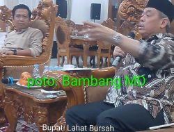 Pengurus PWI Lahat Disambut Hangat Bupati Lahat Bursah Zarnubi Siap untuk Dikritik