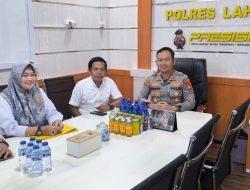 Ketua PWI Lahat Audensi disambut Hangat Kapolres Lahat