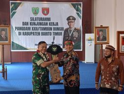 Bupati M. Yamin Sambut Kunjungan Pangdam XXII/TB, Paparkan Kondisi dan Program Strategis Barito Timur