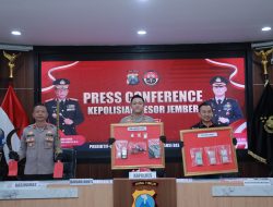 Polres Jember Amankan 18 Tersangka Narkoba Sepanjang Bulan Maret 2026