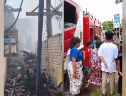 Kebakaran Rumah di Mangli Kaliwates, Satu Rumah Ludes Dilalap Api