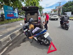 Kendaraan Parkir di Jalan Ditemukan Kempis, Oknum Dishub Samarinda Diduga Terlibat