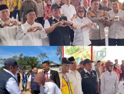 Gubenur Sumsel dan Wabup Lahat Hadiri Peletakan Batu Pertama Pembangunan Jembatan Air Lawai