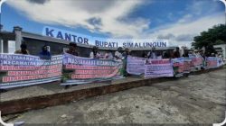 Dugaan Penyalahgunaan Izin Konversi, PTPN4 di Protes Demban Simalungun