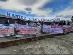 Dugaan Penyalahgunaan Izin Konversi, PTPN4 di Protes Demban Simalungun