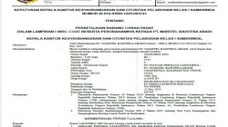 Ketika Dokumen Pengapalan Menuntut Transparansi