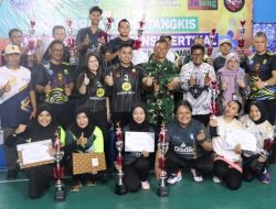 Wabup Batola Herman Susilo Tutup Kejuaraan Bulutangkis antar SKPD