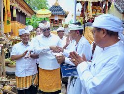 Wabup Badung Hadiri Puncak Karya Dewa Yadnya di Pemerajan Ageng Pasek Gaduh Kedonganan