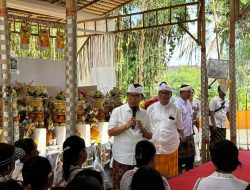 Bupati Badung Nodya Karya Maligia Punggel di Griya Agung Banjar Aseman