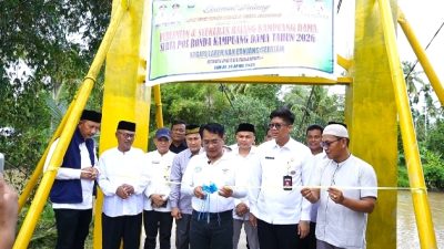 Bupati JKA Resmikan Jembatan Rajang, Akses Vital Warga VII Koto Kembali Normal