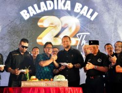 Wabup Badung Dampingi Wagub Giri Prasta Hadiri HUT Ke-22 Baladika Bali, Salurkan Ribuan Komposter Bantu Pemerintah Kelola Sampah
