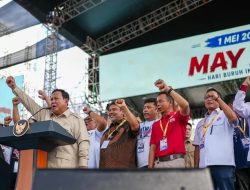 Prabowo Hadiri May Day 2026 , Umumkan Satgas PHK hingga Hunian Buruh
